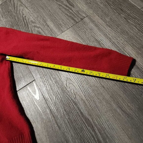 Brandy Melville Amalie red wool button up cardigan - Picture 10 of 14